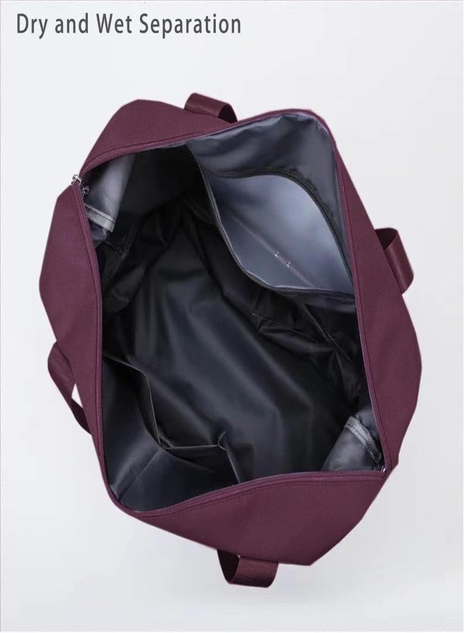 Flywind New Travel Duffle Bag, High Capacity Foldable Travel Duffel Bag Carry on Bag Gym Bag for Men and Women. (Light Blue) - Image 5